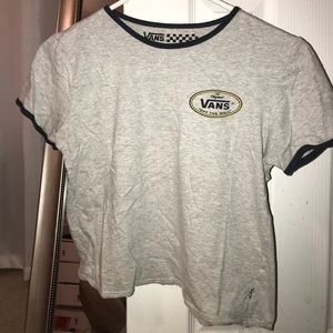Vans cropped tee